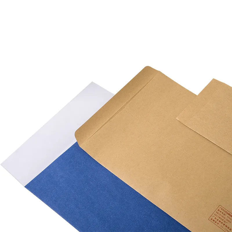 Простой карманный конверт из крафт-бумаги без клея, деловой конверт, Свадебный конверт