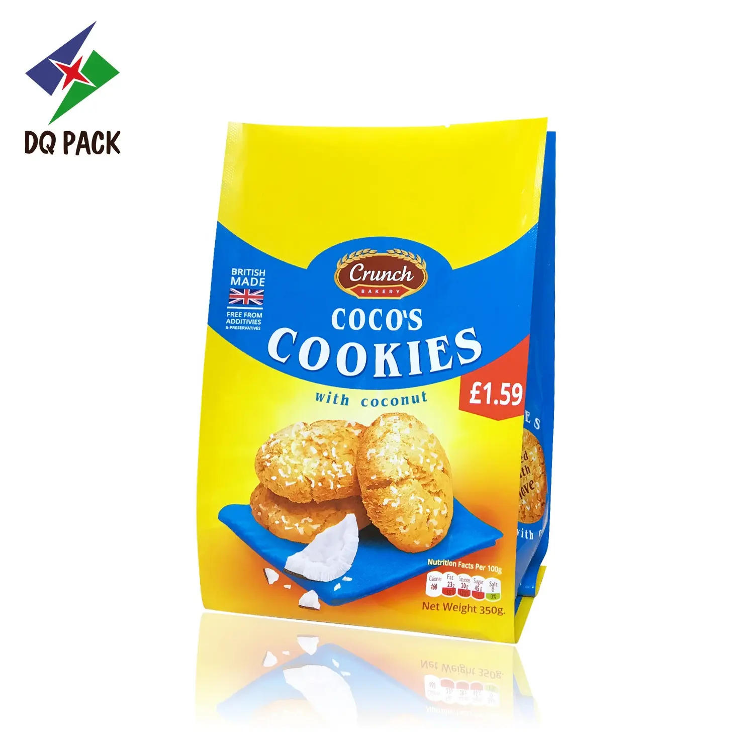 DQ PACK 맞춤형 쿠키 비스킷 크래커 식품 측면 마셋 포장 가방
