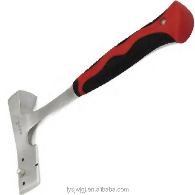 Two-color plastic handle-handed axe Woodworking harvested one-piece axe Multi-purpose outdoor camping axe