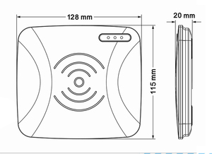 Uzun menzilli el terminali 860-960MHz cips UHF etiketi yazar RFID kart dağıtıcı Lecteur Leitor erişim kontrol kartı okuyucular - Product Image 2