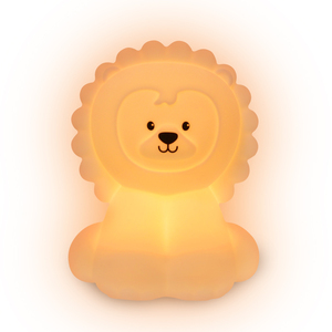 シリコーン漫画ライオン睡眠<span class=keywords><strong>LED</strong></span>ナイトライト新しいデザインソフトタッチランプ赤ちゃん寝室子供のための部屋の装飾ギフト