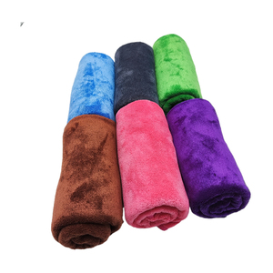 Mikrofiber atkı fırçalanmış 70*140cm banyo havlusu çin en iyi toptan makine örgü hızlı kuru banyo havlusu kurutma havlu - Product Image 6