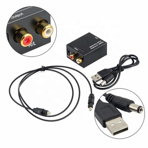 3,5 Mack ACK 2 * RCigigital a Analog udio onverter mmplifier ecoecoder tical ptical Fiber ooaxial igignal to Atereo udio ddapter - Product Image 2