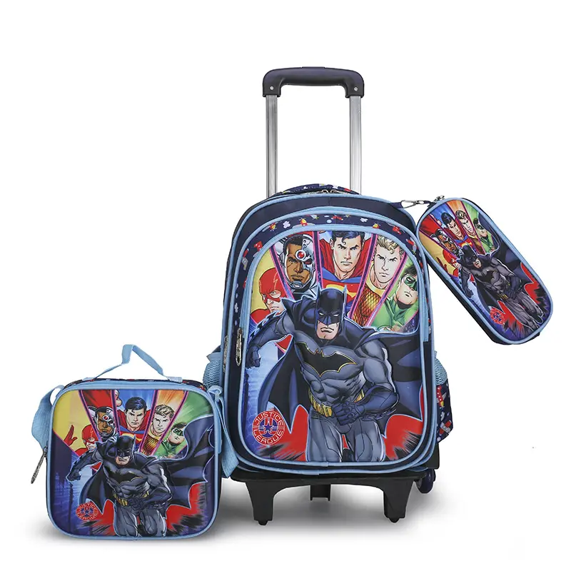 Hot-Sell 2023 high quality Kids School Bag Set Back to Trolley School Bag with lunch bag