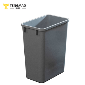 Luxury Soft Close Dustbin Bin Connected Pull Out Kitchen Waste Bin <strong>Garbage</strong> Waste <strong>Container</strong> <strong>Built</strong> <strong>in</strong> Cabinet