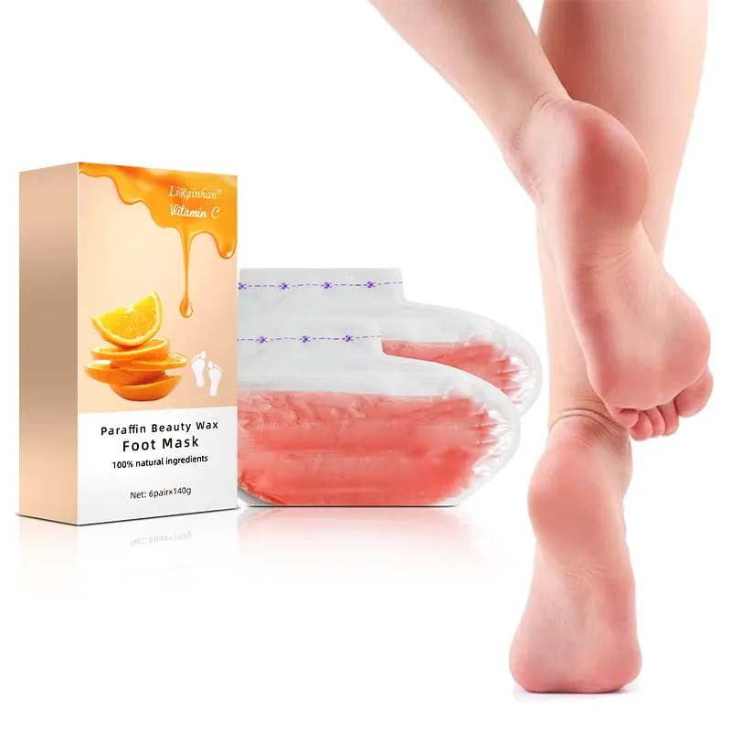 Máscara de cuidados com os pés peel spa, melhor venda de reparo de pele seca, pedicure, pés, peeling