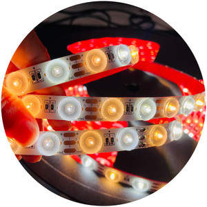 แถบไฟ LED ยืดหยุ่น24V พร้อมเลนส์48LEDs/M 20วัตต์/เมตร2700-6500K CCT แถบสะท้อนแสงสำหรับกล่องไฟ - Product Image 6