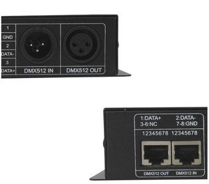 3 kanäle DMX512 Decoder DC 12-24V 24A RGB DMX 512 LED Controller
