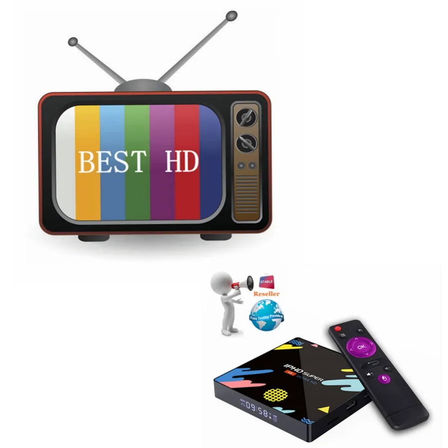 Wholesale High Quality TV 4K Free Test Live Vod Arabic tv