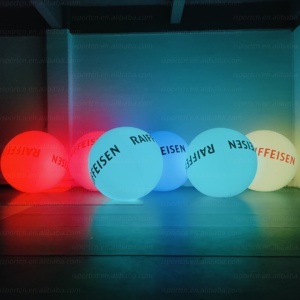 Câu lạc Bộ điều khiển từ xa thắp sáng Inflatable cảm ứng âm nhạc bên bóng LED nảy bóng PVC tương tác zygote bóng cho Đảng - Product Image 3