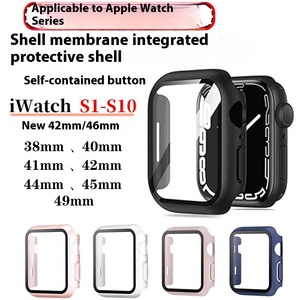 2-in-1 tam 360 derece İzle ekran koruyucu cam kapak kılıf Apple iWatch S10 S9 - Product Image 5