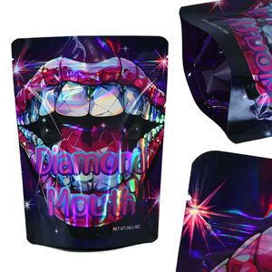 मुद्रित होलोग्राम गंध प्रमाण जैकैंडी आइसक्रीम आईपलॉक होलोग्राफिक कस्टम 3.5 ग्राम 3.5 7 ग्राम 1lb 14g 28g विशेष आकार के मालर बैग - Product Image 6