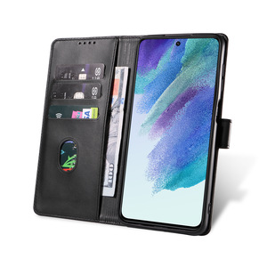 三星S21Fe A03Core A13/A04手机保护套兼容13 Pro Max豪华小牛皮图案聚氨酯皮革翻盖 - Product Image 3