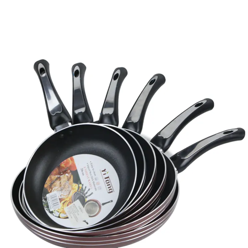 Manyfacture 20cm Mini poêle à frire antiadhésive en aluminium Batterie de cuisine Poêle à frire