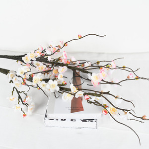 Chinese High Quality Cheap New Garden Home Decoration Flower <strong>Good</strong> Quality Bouquet Artificial Plum <strong>Blossom</strong>