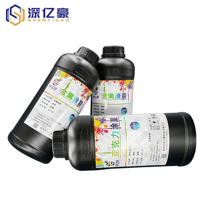 UV tinta revestimento antes de imprimir primer para melhorar a vara de vidro metal acrílico cerâmica superfícies para impressoras uv impressão