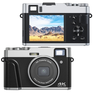 デジタルカメラDC202L 2.8インチ4K HD 64MP 16Xマルチ言語写真ホームCCD一眼レフカメラ - Product Image 1
