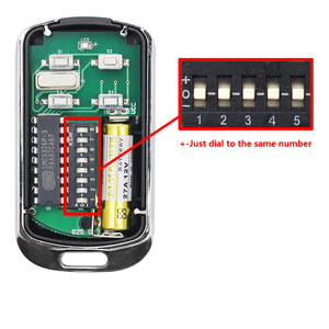 Guter Preis Malaysia SMC5326 Pull-Code-Fernbedienung 330M 433M Zugangs kontrolle Einziehbarer Gate-Gate-Funk fernbedienung schlüssel - Product Image 6