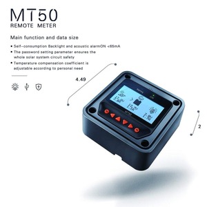 <strong>Remote</strong> Meter Display for MPPT Solar Charge Controller Tracer AN/BN TRIRON XTRA ViewStar <strong>AU</strong>/BN Series - Product Image 3