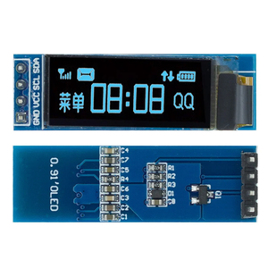 Modulo OLED da 0.91 pollici 0.91 "bianco/blu 128x32 OLED LCD LED Display modulo IIC comunicare per Ardunio - Product Image 3