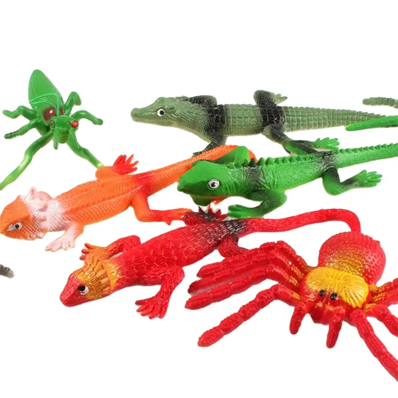 Rato de borracha macia de simulação, centipede de grande aranha, escorpião, cobra, halloween, spoof, brinquedos assustadores de inseto