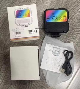 ไฟ LED แบบพกพาสำหรับติดกล้อง Wl-r1แสงสี RGB ปรับอุณหภูมิได้ขนาดเล็กสำหรับกล้อง DSLR โทรศัพท์มือถือ - Product Image 6