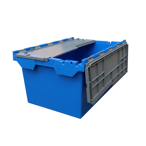 Standard <strong>Size</strong> <strong>Stackable</strong> and Foldable HDPE Plastic Pallet Box <strong>Crate</strong> for Sale - Product Image 5