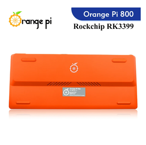 Orange Pi 800-ordenador con teclado, 4GB de RAM, Rockchip RK3399, 64GB, EMMC, 4K, HD, 64 bits, 1,8 GHz, Mini PC, WIFI, portátil, Personal