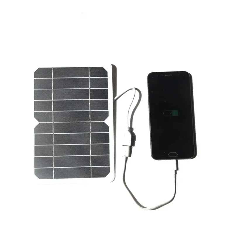 Prezzo di fabbrica di vendita calda all'ingrosso 5V caricatore del pannello solare del telefono Usb 5W Mini piccolo pannello solare 5W
