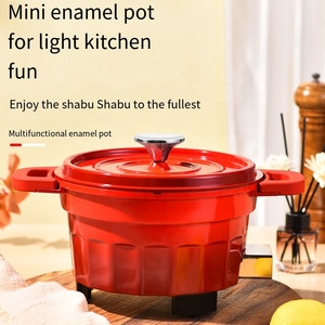 電気ポット多機能耐久性家庭用電気スープポットホットハンドル付き - Product Image 5