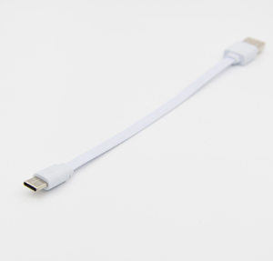 <strong>20cm</strong> Flat <strong>USB</strong> 2.0 a Male to <strong>USB</strong> C Male Power Charge 2C Cable