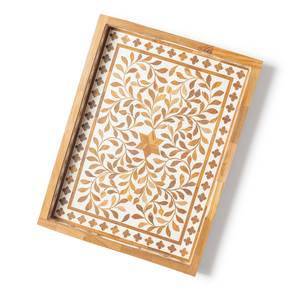 Latest Design Animal Bone <strong>Inlay</strong> Pattern Design Serving Foods Tray for Home Decor Cheap Price Wooden Rustic Fruits Tray Platter - Product Image 1