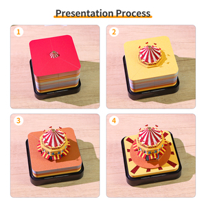 3D Notepad <strong>Memo</strong> Pads Circus Modeling <strong>Paper</strong> Art Notes <strong>Block</strong> With Unique 3D Design for Enhanced Creativity and Organization - Product Image 5
