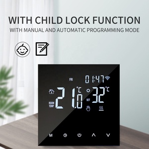 वाईफ़ाई स्मार्ट थर्मोस्टेट तापमान नियंत्रक वाईफ़ाई इलेक्ट्रॉनिक्स के लिए पानी मंजिल जमीन हीटिंग थर्मोस्टेट काम करता है - Product Image 2