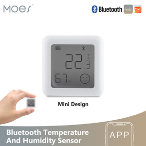 MOES Tuya Bluetooth Smart <strong>Temperature</strong> Humidity <strong>Sensor</strong> LCD Indoor Hygrometer Thermometer Remote <strong>Control</strong> - Product Image 2