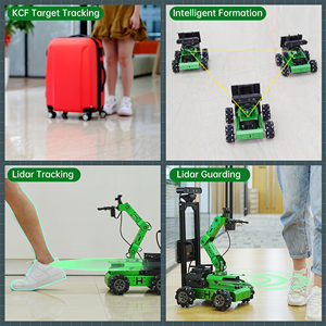 Robot programable ROS basado en Jetson Nano con Lidar/cámara de profundidad/micrófono/pantalla