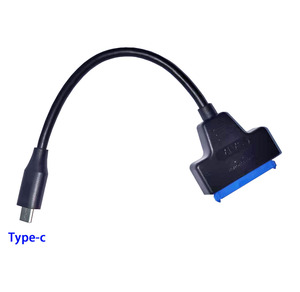 SATA-Festplatten kabel 22-polig zu USB3.1-Übertragungs kabel 2,5-Zoll-Solid-State-Laufwerk Einkopf-Datenkabel Typ C. - Product Image 3