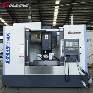 Goldcnc <span class=keywords><strong>5</strong></span> צירים cnc עיבוד שבבי מרכז אוטומטי vmc 1270 3 ציר