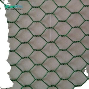 Trappola per gattoni esagonale rete metallica in rete di pollo strizzatura rete con bordo morbido foro esagonale tessitura filo rivestito in PVC o zincato - Product Image 4