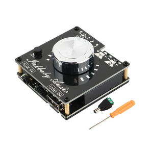 BT 5.0デジタルパワーアンプボードステレオ100W * 2サポートUディスクAUX入力DIYオーディオパワーアンプモジュール - Product Image 1