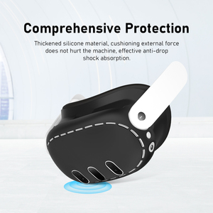 Silicone VR Case Protector for <strong>Quest</strong> 3 Accessories Washable Scratch Resistant Case Front Cover Extended - Product Image 3