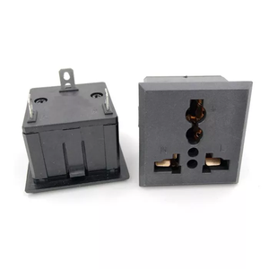Enchufe multifuncional de tres clavijas, toma de corriente CA, certificado CE, enchufes eléctricos y enchufes - Product Image 5