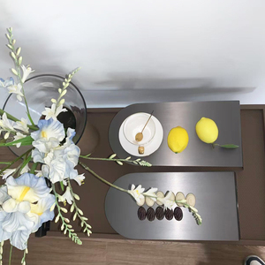 Mới món tráng miệng <span class=keywords><strong>Rack</strong></span> hiển thị trang trí trà phá vỡ bảng Snack khay bánh đứng buổi chiều trà trái tim đứng tráng miệng bánh kim loại khay - Product Image 4