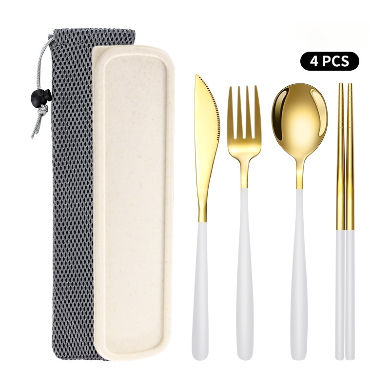 Or blanc 4 pièces - En boîte