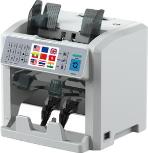 8 Plus Contador de dinero y detector Mezcla de conteo Clasificación BasicFfitness Máquinas contadoras de dinero en efectivo con pantalla TFT de 3,5 pulgadas