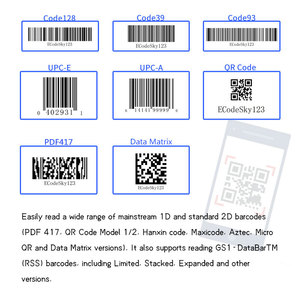 Alto desempenho OEM Scan Engines ECodeSky EMT8650M 1D 2D Barcode Scanner Módulo QR Code Scanner e Quiosque