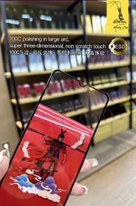 Kính cường lực cạnh bảo vệ 0.33mm Độ dày đầy đủ 9D độ cứng exprotion bằng chứng điện thoại di động bảo vệ màn hình phim cho Infinix - Product Image 3