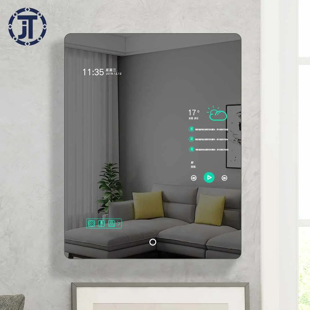 Touchscreen Digital Badezimmer Wand spiegel Dekorative große LED Smart Mirrors TV