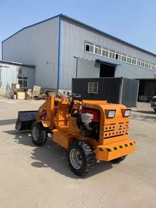 Super promoção construção máquinas 18hp/ 7.5kw Mini roda hidráulica diesel carregado máquina backhole carregador
