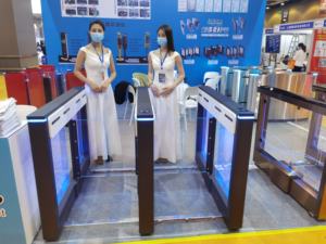 RFID & Fingerabdruck-Scanner Zugangs kontrolle Swing Barrier Speed Gate Drehkreuz system Sicherheit Drehkreuz stil - Product Image 5